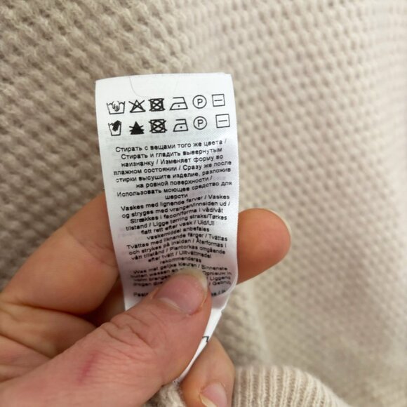 Part Two Ivory Pink Sweater Size L - Picture 4 of 5